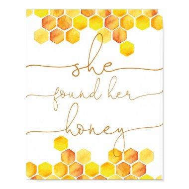 Bee she found her  poster