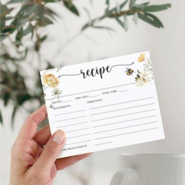 Bee Wildflower Floral  Recipe