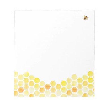 Bee with Honeycomb Notepad