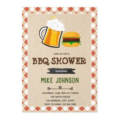 Beer burger shower party