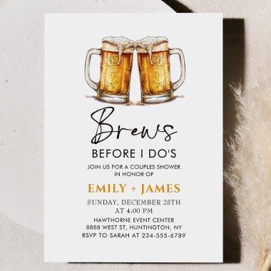 Beer Casual Couples Wedding