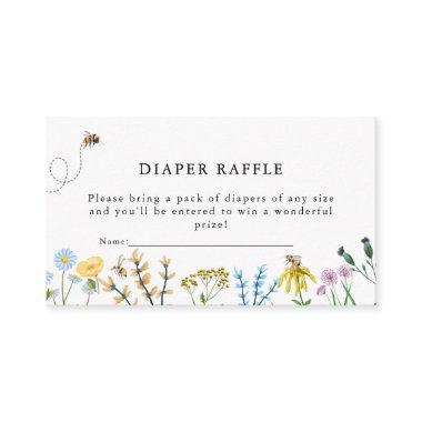 Bees and Flowers | Baby Shower Diaper Raffle Enclosure