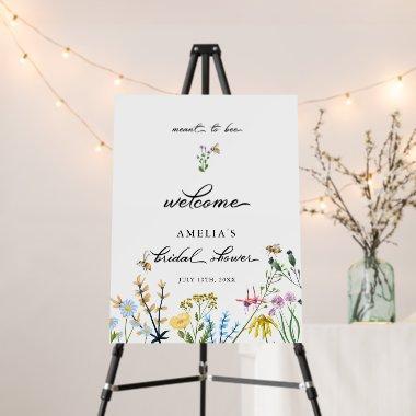 Bees and Flowers |  Welcome Poster