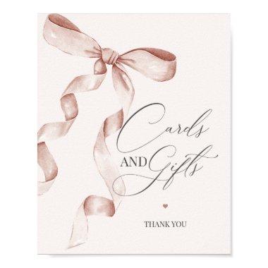 Beige Coquette Bow  and Gifts Party Decor