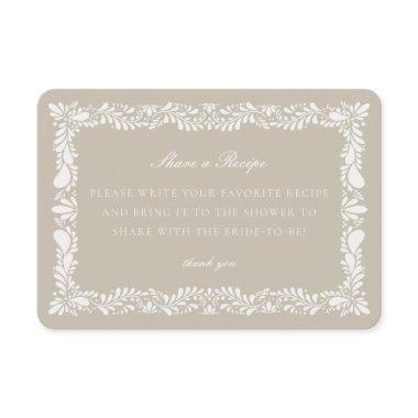 Beige Talavera Tile Share Recipe  Insert
