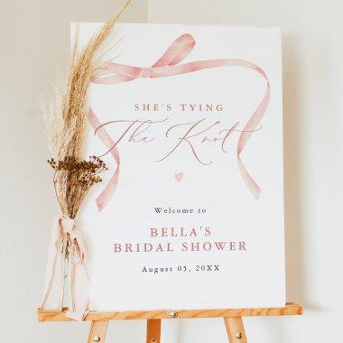 BELLA Blush Bow She's Tying the Knot  Foam Board