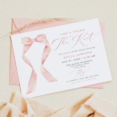 BELLA Blush Bow She's Tying the Knot