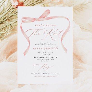 BELLA Blush Bow She's Tying the Knot