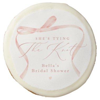 BELLA Blush Bow She's Tying the Knot  Sugar Cookie