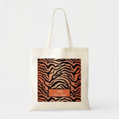 Bengal tiger print tote bag