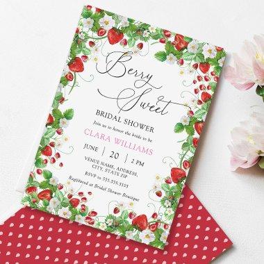 Berry Sweet Bridal Shower Invitations