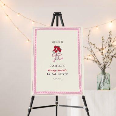 Berry Sweet Strawberry  Welcome Foam Board