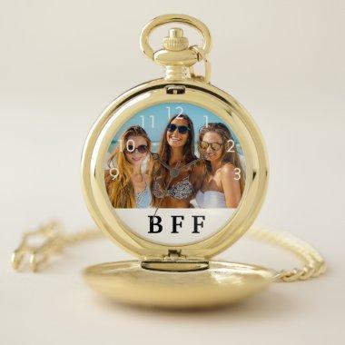 Best friends photo BFF Pocket Watch