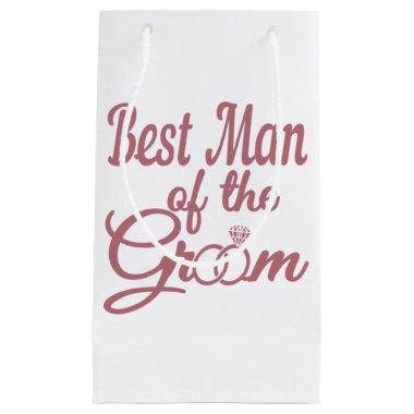 Best Man Of The Groom Wedding Family Matching Small Gift Bag