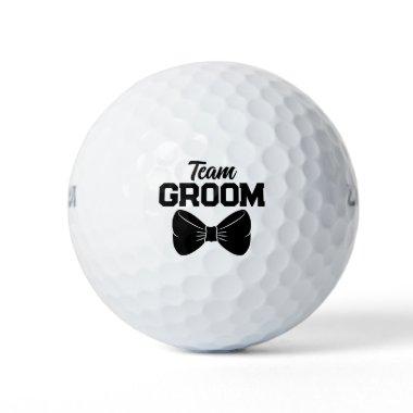 Best Man Party Groom Bow Tie Bride Team Groomsmen Golf Balls