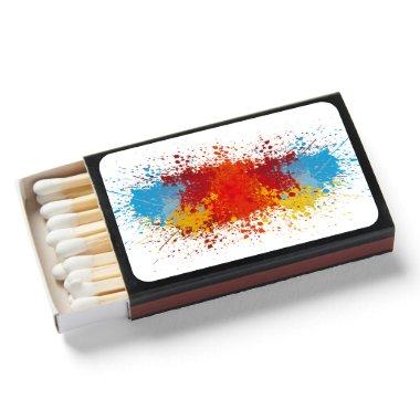 Best Mixed Watercolor Custom Bridal Shower Matchboxes