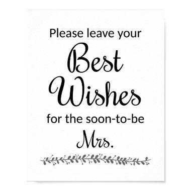 Best Wishes  Sign - Rochester