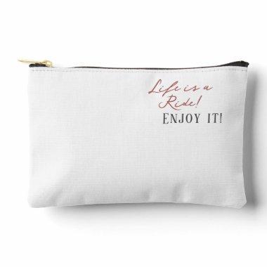 Bicycle Bridal Shower Favor Accessory Pouch