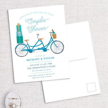 Bicycle for Two Couples Shower Invite PostInvitations