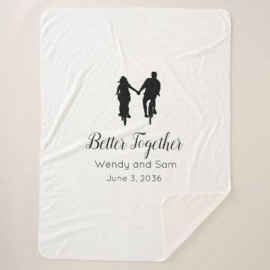 Bicycle Themed Better Together Gift Blanket