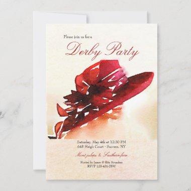 Big Hat Derby Party Invitations
