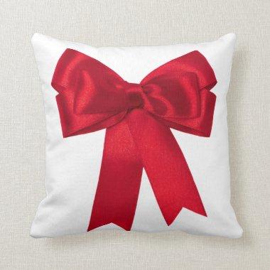 Big Red Bow Pillow