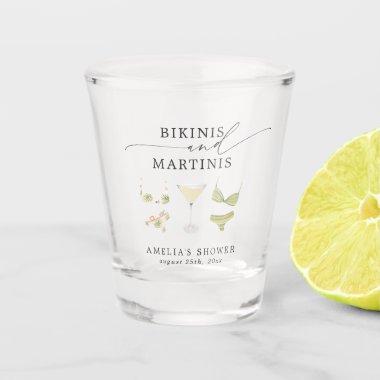 Bikinis & Martinis Bridal Shower Bachelorette Shot Glass