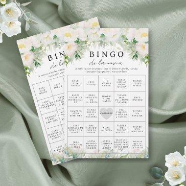 Bilingual Spanish English  Bingo Game Flyer