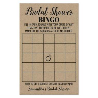 Bingo  Rustic Wedding Game  Flyer