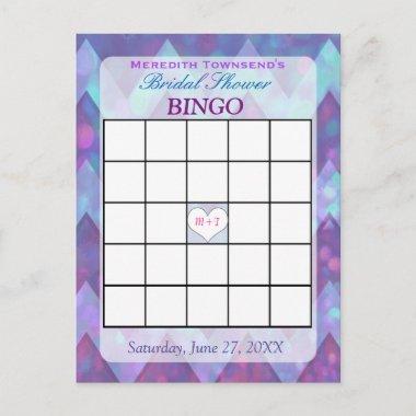 Bingo Invitations | Purple Chevron