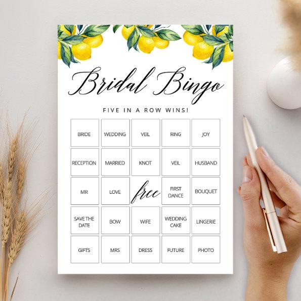 Bingo Game  Lemon  Theme