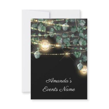 Birthday  Light Jar Rustic Green Gold