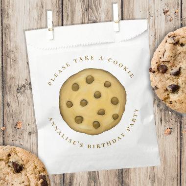 Birthday Minimalist Please Take A Cookie Favor Bag