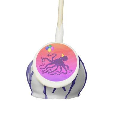 Birthday Octopus on Multi - Cake Pop