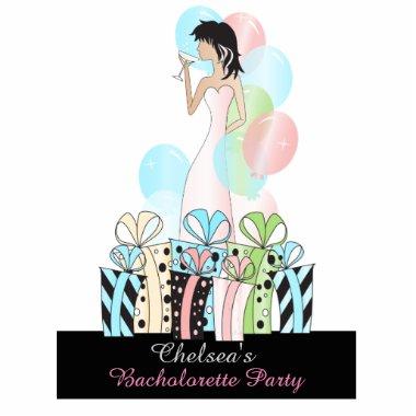 Birthday or Bachelorette Party Diva Princess Girl Cutout