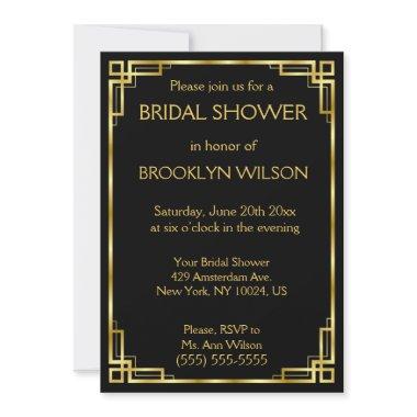 Black And Gold Art Deco