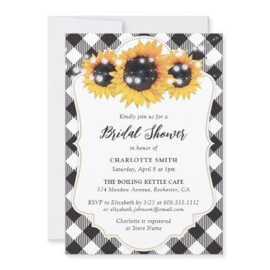 Black and White Buffalo Sunflower