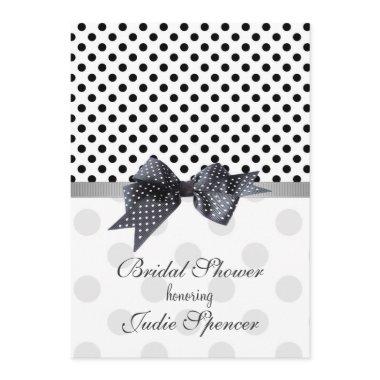 Black and white polka dot