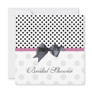 Black and white polka dot