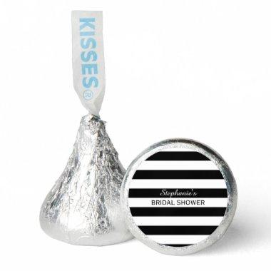 Black and White Striped Bridal Shower Hershey®'s Kisses®