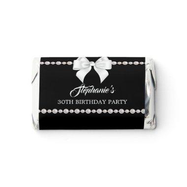 Black Birthday Bridal Event Elegant Tiffany Hershey's Miniatures