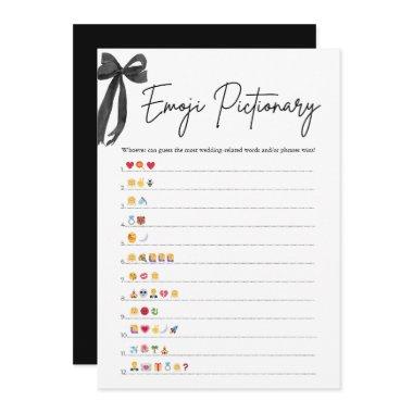Black Bow  Emoji Pictionary Game