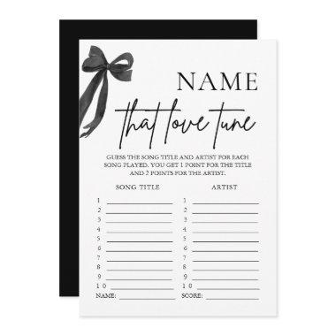 Black Bow Name That Love Tune  Game
