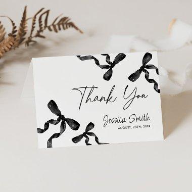 Black Bow Thank You
