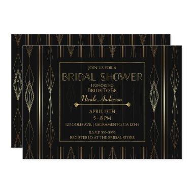 Black & Gold Art Deco