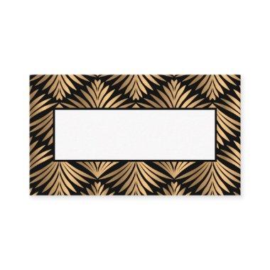 Black Gold Art Deco Gatsby Wedding Elegant Party Place