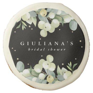 Black Snowberry+Eucalyptus Winter  Sugar Cookie