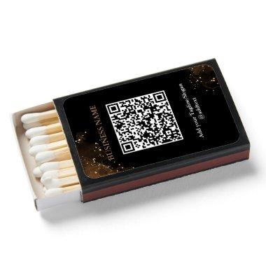 Black & white Qr cord bridal shower Matchbox Matchboxes