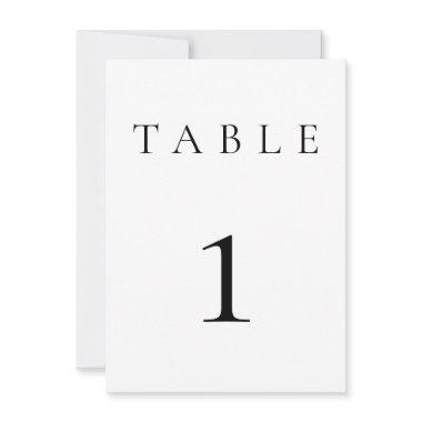 Black & White Wedding/Event Table Number