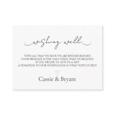 Black & White Wishing Well Wedding Enclosure